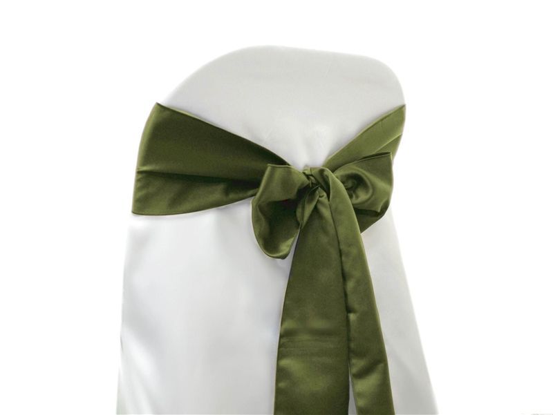 150 Lamour Matte Satin Chair Sash Bows Ties Wedding  