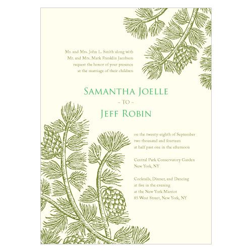 24 Wedding Reception Stationery Personalized / Customized Invitation 