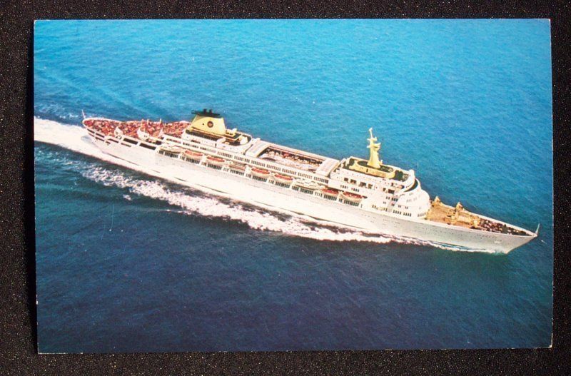 1960s? SS Oceanic Cruise Ship Home Lines Peace Boat PC  