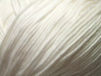 Debbie Bliss Eco Baby White #01 Fair Trade Yarn Per Skein  