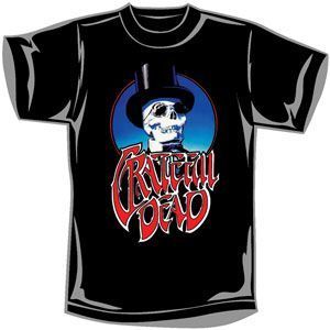 GRATEFUL DEAD T SHIRT Skeleton Sunglasses & Top Hat  