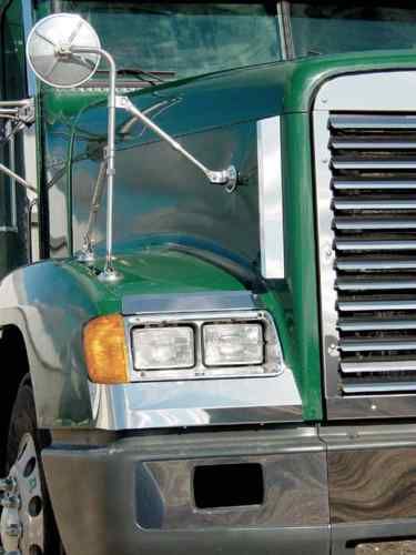 Freightliner FLD 120 Side Grill Deflectors (Pair)  