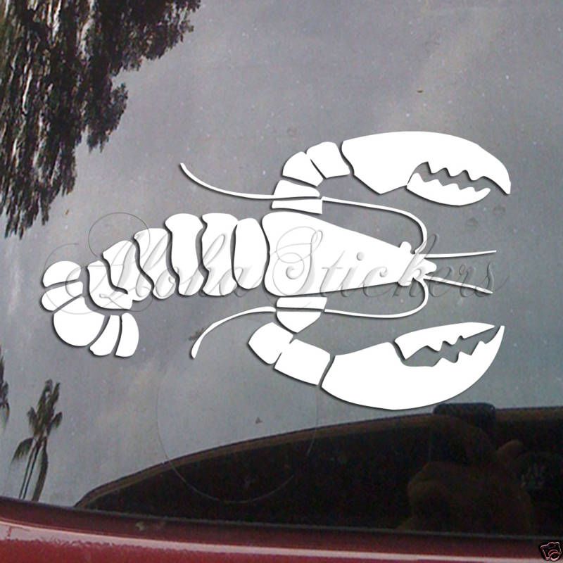 LOBSTER Maine Vinyl Decal Car Truck Window Sticker B30  