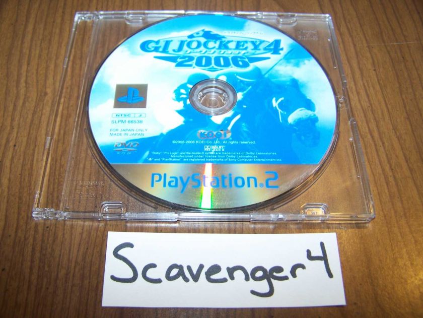 GI Jockey 4 2006 Version Playstation 2 PS2 G1 Import J  