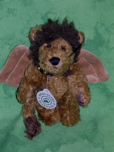 Boyds Bears Plush Ornament~REGULUS P ROAR~LION~Angel~  
