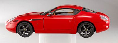 Hot Wheels Super Elite Diecast Model 118 Ferrari 575 GTZ Zagato Red 