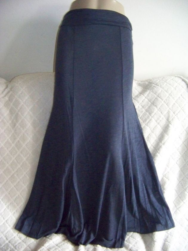 New Charcoal Long jersey Maxi Mermaid Skirt sz S M L XL  