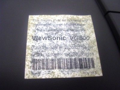 ViewSonic 15 LCD Monitor  