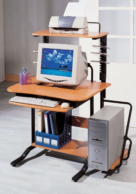 NEW CHERRY TOP HOME OFFICE EXECUTIVE COMPUTER DESK  