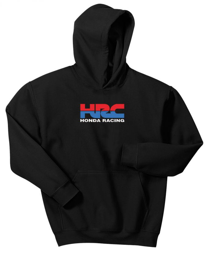 HONDA RACING HRC RETRO VINTAGE HOODIE SWEATSHIRT MX CR CRF CBR 