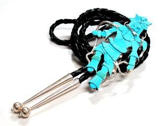 Jonathan Beyuka Turquoise Snake Dancer Bolo Collection  