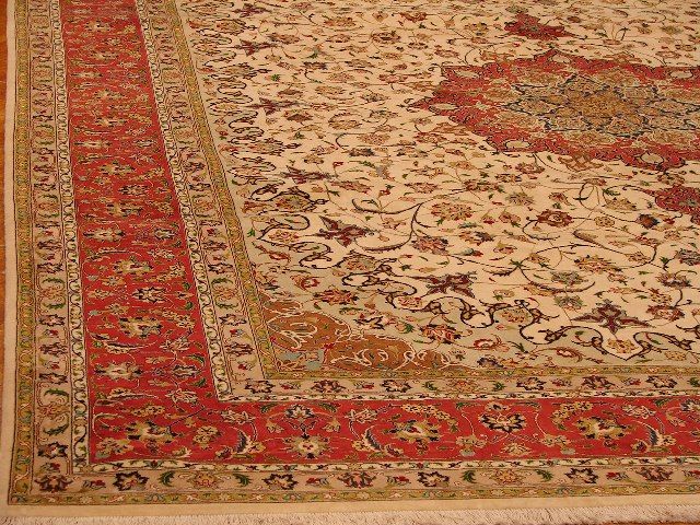 New Persian Tabriz Silk&Wool Handmade In Iran