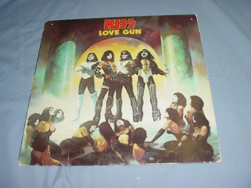 KISS love gun LP Record 1977 RARE  