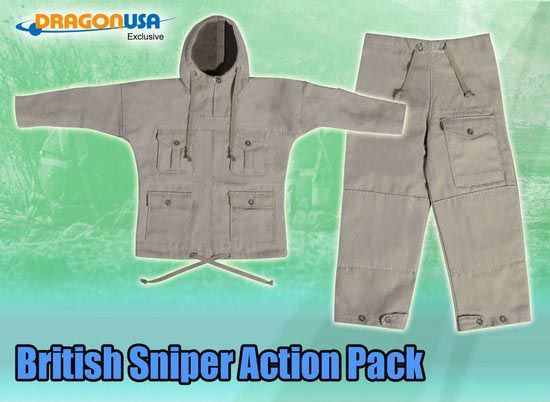 Dragon WWII 1/6 British Sniper Action Pack Set 71414  