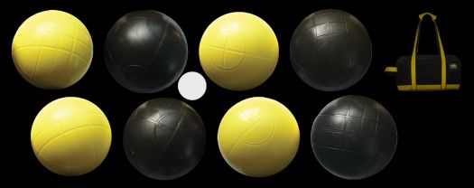 90mm Plastic Beach Bocce Ball Set  outdoor game w/ case  