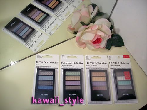 Revlon COLORSTAY 12 Hour Eyeshadow Quads x4 NEW COLORS  