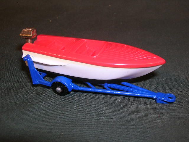 Vintage Matchbox #48 Sports Boat & Trailer MIB A LESNEY Box  