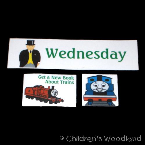 THOMAS TANK ENGINE CHORE CHART SET KIDS CHORES TRAIN  