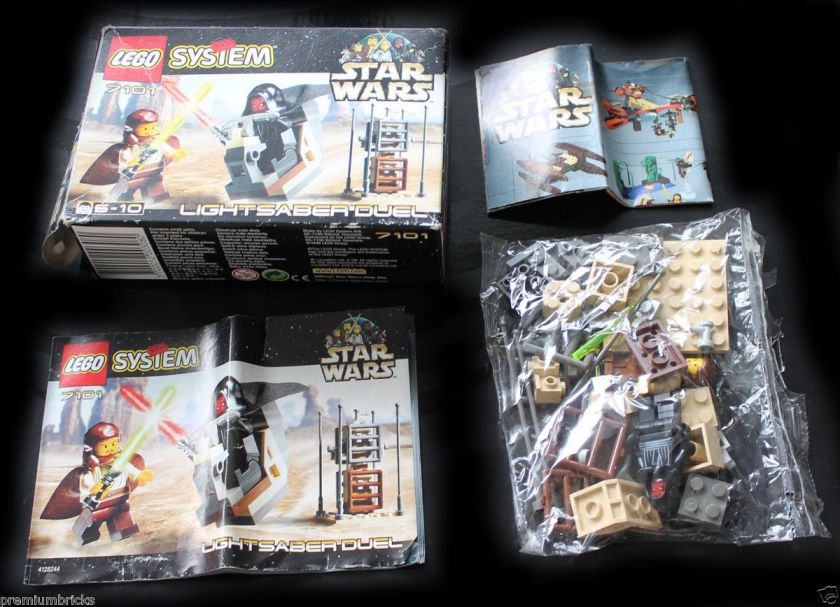 LEGO Star War Episode 1 Set 7101 LIGHTSABER DUEL 100% COMPLETE BOX 