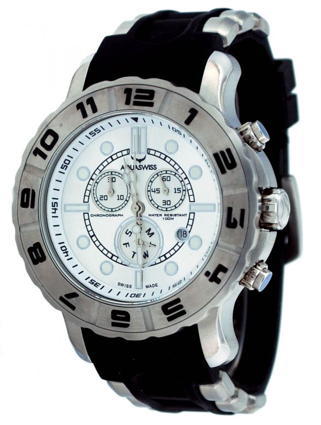 AquaSwiss 96XG005 Rugged XG Swiss Chronograph Watch  