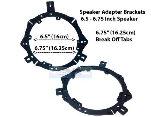 Car Speakers Front Door Adapter 6.5 & 6.75 C656F(C)  