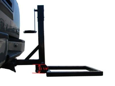 Hitch Mount Cargo Carrier Lift Hauler Trailer Jack Motorcycle Luggage 