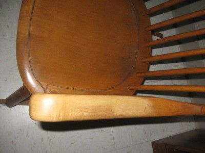   Boston Rocker Vintage American Made Maple Furniture Gardner MA  