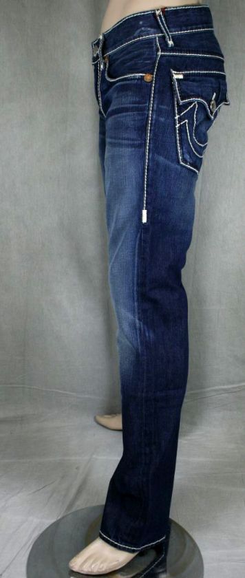 True Religion Jeans Mens RICKY Giant Big T LASSO 24859NMGBT  
