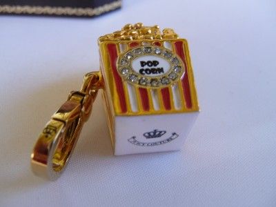 JUICY COUTURE MOVIE POPCORN BRACELET JEWELRY CHARM  