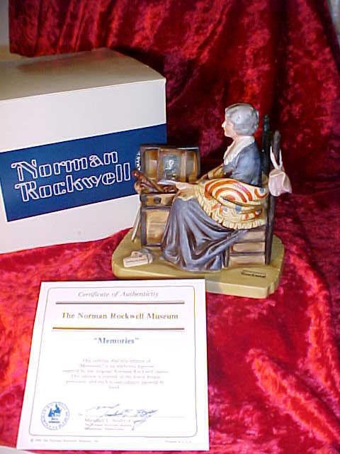 1980 Norman Rockwell Memories Figure MIB  