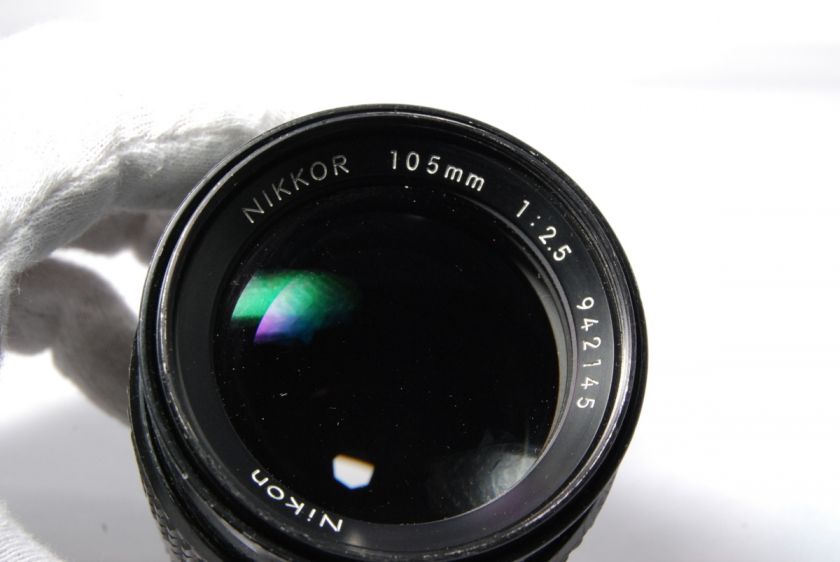 Nikon 105mm f2.5 Lens Ai s Nikkor manual focus AIS 18208014569  