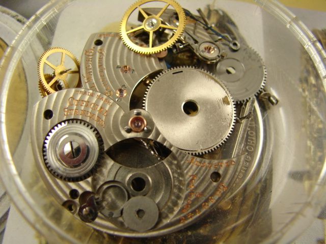 HI GRADE HAMILTON BALL OFFICIAL STANDARD POCKET WATCH PARTS 21j 