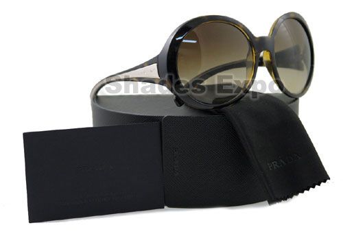 NEW PRADA SUNGLASSES SPR 21L HAVANA SPR21L 2AU 6S1 AUTH  