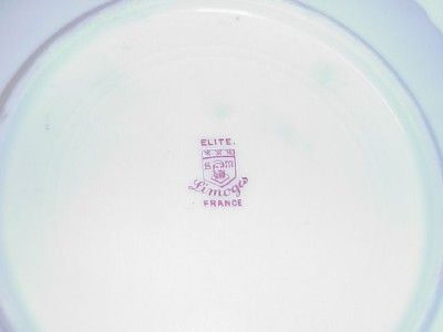  elite limoges france decoration mark this plate measures 6 in diameter