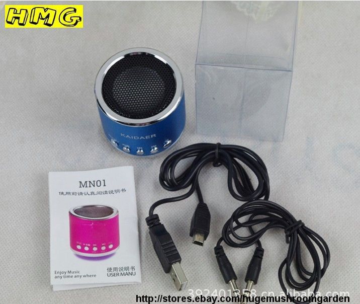 Mini Speaker TF cardUSB Player Speakers KAIDAER Stereo Heavy Bass 