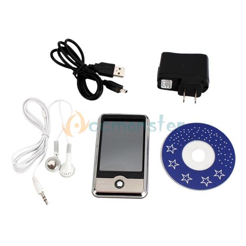 New 2.8 8GB Touch Screen 3.0MP Camera 8G  MP4 MP5 Player  