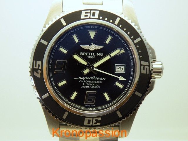 Breitling SuperOcean 44 Chronometer Stainless Steel New   