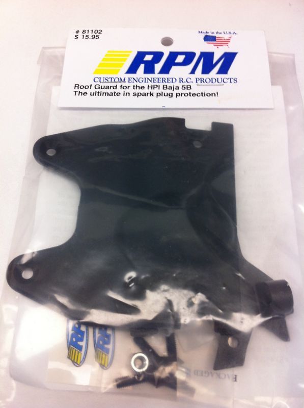 RPM 81102 HPI Baja 5B, SS, Roof Guard, Plug Protector  