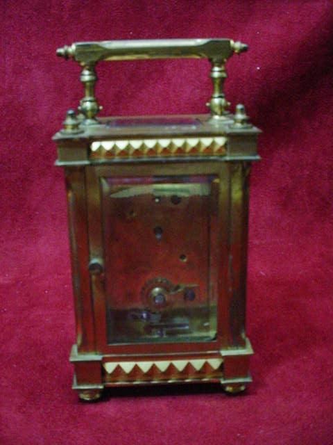 ANTIQUE FRENCH CARRIAGE CLOCK MARSHALL FIELDS CHICAGO  