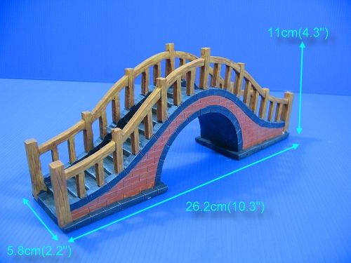 Aquarium Ornament ASIAN Bridge 10.3   DECORATION 26cm  