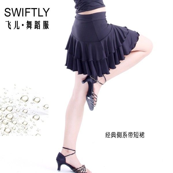 Latin salsa Ballroom Dance Dress Mini Skirt #M052  