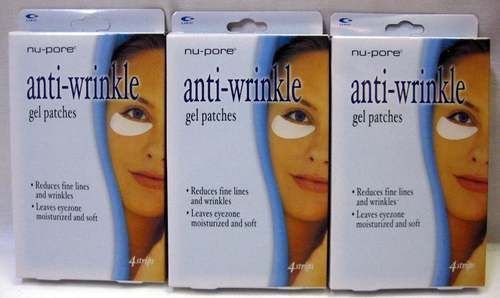 12 Nu Pore ANTI WRINKLE Gel Patches Anti Aging NEW  