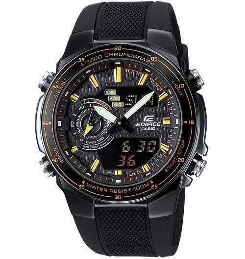 NEW CASIO EDIFICE BLACK CHORONOGRAPH WATCH EFA131PB 1AV  