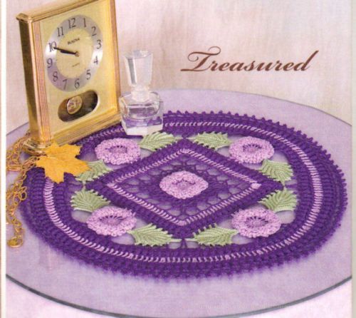 Doilies Crochet Patterns Doily Pineapple Flowers Thread Old Fashioned 