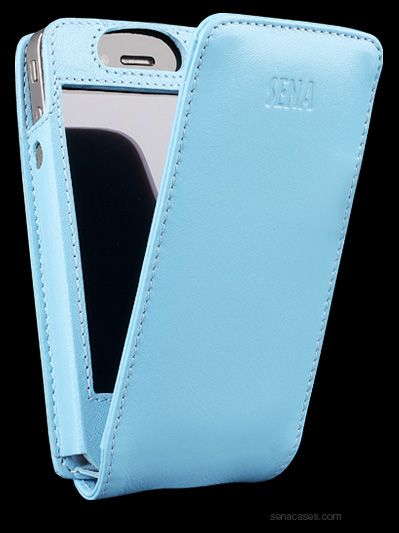 SENA APPLE IPHONE 4 MAGNET FLIPPER LEATHER CASE  