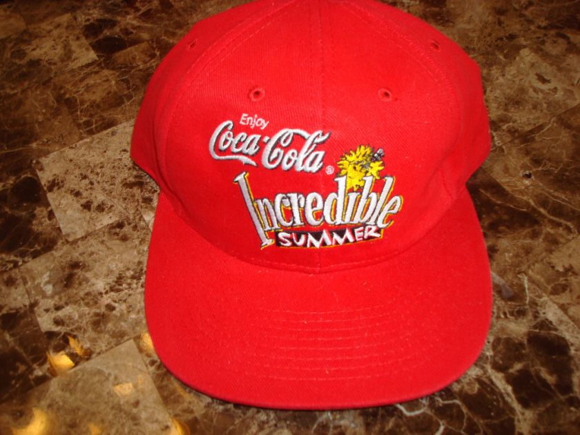 COCA COLA 90S HAT CAP VINTAGE SNAPBACK  