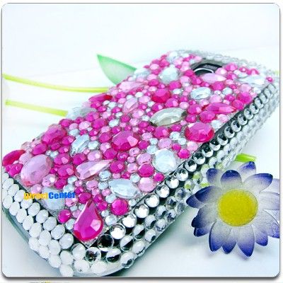 BLING Rhinestone Hard Case Cover LG Optimus One 1 P500  