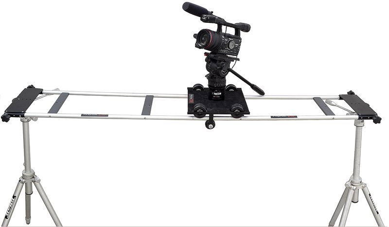   dolly track tripod mount fr fluid head dslr hdv video cam  