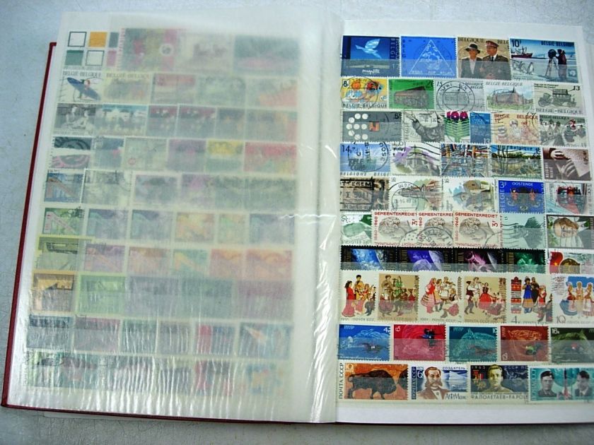 RUSSIA, WW, DISNEY, 1000S of Stamps in a large stockbook 