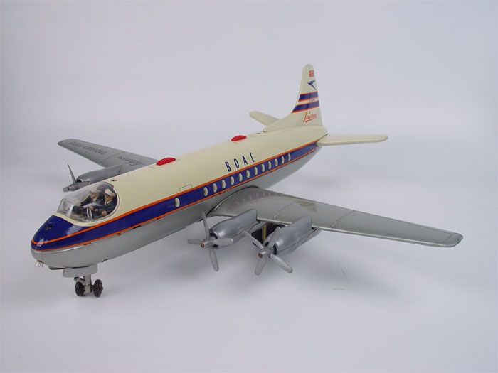 Rare Schuco Electro Radiant 5600 BOAC Airplane Tin Toy  